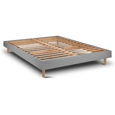 Cadre de Lit Milano Ash 190 x 140 cm Hauteur 30 cm Indream - Publicité Cadre de Lit Milano Ash 190 x 140 cm Hauteur 30 cm Indream - Publicité