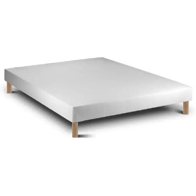 Sommier en Bois 15 Blanc 200 x 90 cm Hauteur 30 cm Indream - Publicité Sommier en Bois 15 Blanc 200 x 90 cm Hauteur 30 cm Indream - Publicité