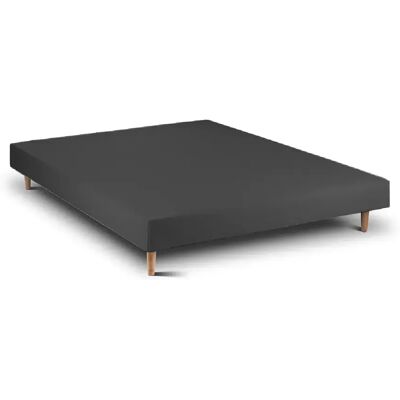 Sommier en Bois 15 Noir 190 x 90 cm Hauteur 30 cm Indream - Publicité Sommier en Bois 15 Noir 190 x 90 cm Hauteur 30 cm Indream - Publicité