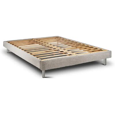 Cadre de Lit Ascot Pearl 200 x 140 cm Hauteur 30 cm Indream - Publicité Cadre de Lit Ascot Pearl 200 x 140 cm Hauteur 30 cm Indream - Publicité