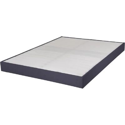 DREAMO Sommier tapissier 160x200 cm gris foncé - DREAMO - Publicité DREAMO Sommier tapissier 160x200 cm gris foncé - DREAMO - Publicité
