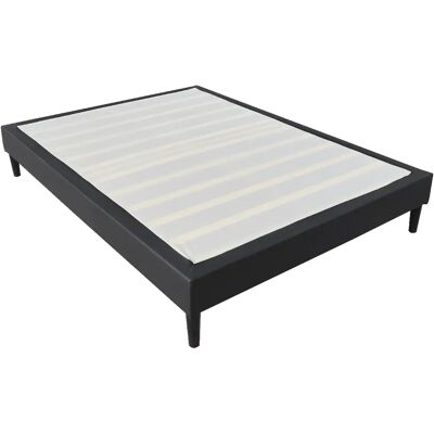 Nuits d or KING OF DREAMS Lit - Bois massif, 90x190cm, Noir - Publicité Nuits d or KING OF DREAMS Lit - Bois massif, 90x190cm, Noir - Publicité