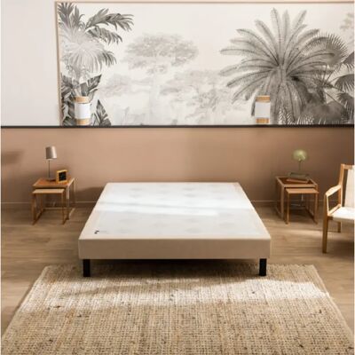 Epeda Sommier Nature Medium 140x190 - Chenillé Lin - Publicité Epeda Sommier Nature Medium 140x190 - Chenillé Lin - Publicité