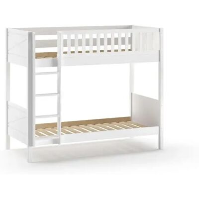 VIPACK Lit superposé - 90x200cm, Blanc, Chambre Enfant - Publicité VIPACK Lit superposé - 90x200cm, Blanc, Chambre Enfant - Publicité