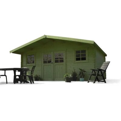 Habitat et jardin Abri jardin bois Zürich - 19.71 m² - Bois - Porte double - Résistant aux intempéries - Publicité Habitat et jardin Abri jardin bois Zürich - 19.71 m² - Bois - Porte double - Résistant aux intempéries - Publicité
