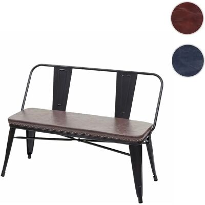 MENDLER Banc à 2 Places HWC-H10 - Noir Marron - Publicité MENDLER Banc à 2 Places HWC-H10 - Noir Marron - Publicité