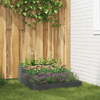 Vase de jardin vidaXL Anthracite - Vase - Anthracite - Publicité Vase de jardin vidaXL Anthracite - Vase - Anthracite - Publicité