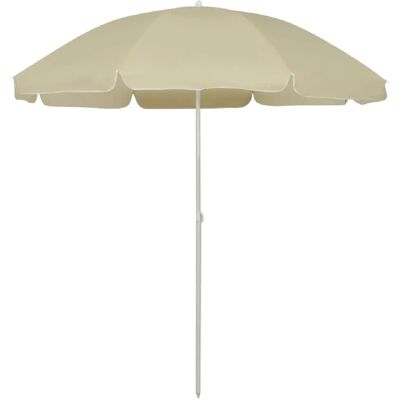 vidaXL Parasol de Plage Jaune 240cm - Parasol de Plage - Publicité vidaXL Parasol de Plage Jaune 240cm - Parasol de Plage - Publicité