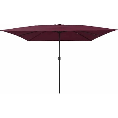 VIDAXL Parasol de Jardin Carré 295x245 cm Bordeaux - Parasol - Publicité VIDAXL Parasol de Jardin Carré 295x245 cm Bordeaux - Parasol - Publicité