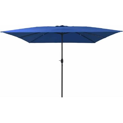 VIDAXL Parasol de Jardin Carré 295x245 cm Bleu - Parasol - Publicité VIDAXL Parasol de Jardin Carré 295x245 cm Bleu - Parasol - Publicité