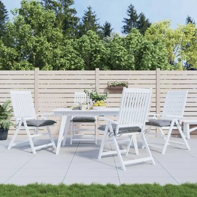 VIDAXL Ensemble de 4 Coussins Gris pour Chaise Extérieure - Coussins - Publicité VIDAXL Ensemble de 4 Coussins Gris pour Chaise Extérieure - Coussins - Publicité