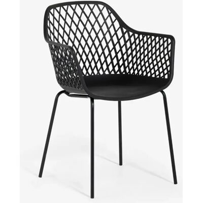 Ahd amazing home design chaise de jardin Tzura - Noir - Publicité Ahd amazing home design chaise de jardin Tzura - Noir - Publicité
