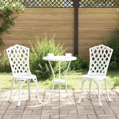 Ensemble Bistro de Jardin Vidaxl - Aluminium Moderne 2 Chaises Table - Publicité Ensemble Bistro de Jardin Vidaxl - Aluminium Moderne 2 Chaises Table - Publicité