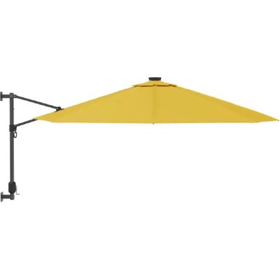 Helloshop26 - 02_0008679 - Jaune - 290 cm - Parasol - Publicité Helloshop26 - 02_0008679 - Jaune - 290 cm - Parasol - Publicité