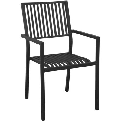 Proloisirs Lot de 2 fauteuils de jardin - Graphite - Publicité Proloisirs Lot de 2 fauteuils de jardin - Graphite - Publicité