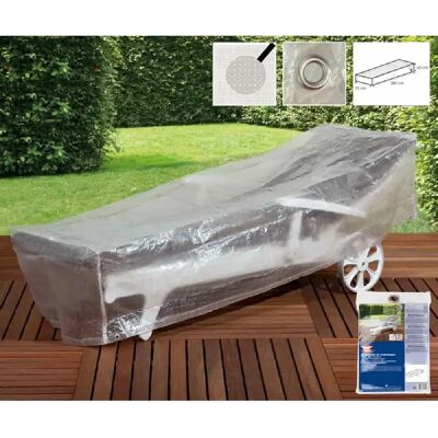 Happy People Housse de protection pour chaise longue - Transparent - Publicité Happy People Housse de protection pour chaise longue - Transparent - Publicité