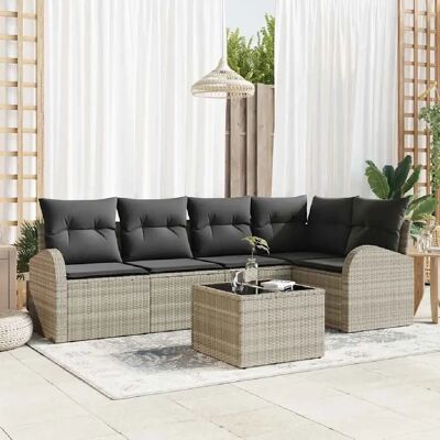 Ensemble de Canapés de Jardin Vidaxl - Mobilier Extérieur Moderne 6 Pièces - Publicité Ensemble de Canapés de Jardin Vidaxl - Mobilier Extérieur Moderne 6 Pièces - Publicité