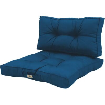 Déco Arts Coussins pour salon de jardin capitonné 60x60cm Bleu pétrole - Publicité Déco Arts Coussins pour salon de jardin capitonné 60x60cm Bleu pétrole - Publicité