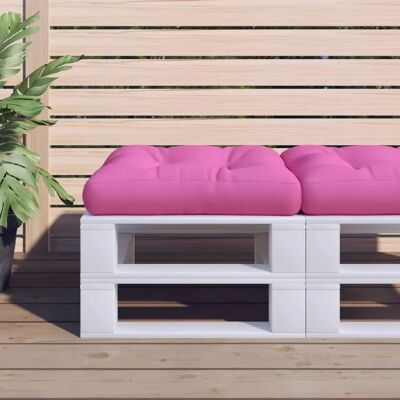 VidaXL - Coussin de palette rose 60x60x12 cm tissu - Publicité VidaXL - Coussin de palette rose 60x60x12 cm tissu - Publicité