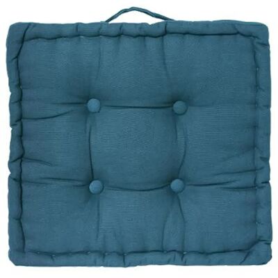 Pegane Dune - 40x40x8 cm - Bleu canard - Publicité Pegane Dune - 40x40x8 cm - Bleu canard - Publicité