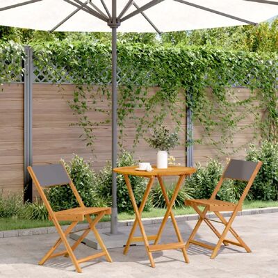 VIDAXL VIDA XL Ensemble de bistro 3 pcs - Publicité VIDAXL VIDA XL Ensemble de bistro 3 pcs - Publicité