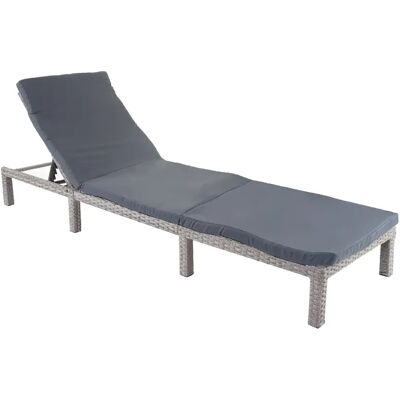 Décoshop26 - Fauteuil lounge en poly-ratan - Aspect naturel, Imperméable - Extérieur - Publicité Décoshop26 - Fauteuil lounge en poly-ratan - Aspect naturel, Imperméable - Extérieur - Publicité