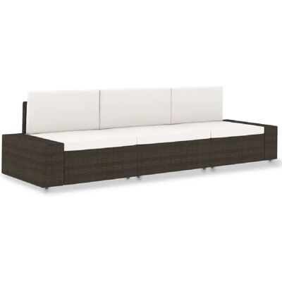 Canapé Modulaire Extérieur Nova - Marron - Canapé - Publicité Canapé Modulaire Extérieur Nova - Marron - Canapé - Publicité