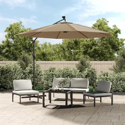 Tissu de remplacement pour parasol à bras articulé Taupe - Tissu parasol - Publicité Tissu de remplacement pour parasol à bras articulé Taupe - Tissu parasol - Publicité