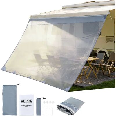 VEVOR E1 - Gris - 2x3,3 m - Compatible auvent 3,5 m - Maille polyester respirante - Publicité VEVOR E1 - Gris - 2x3,3 m - Compatible auvent 3,5 m - Maille polyester respirante - Publicité