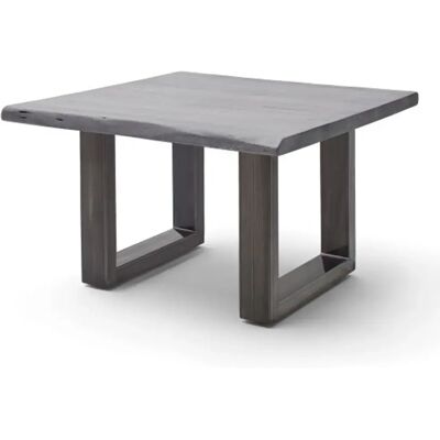 Pegane Table basse carrée en acacia - Gris antique - Publicité Pegane Table basse carrée en acacia - Gris antique - Publicité