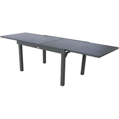 Hesperide Table de jardin extensible 10 Personnes Piazza - L. 135/270 cm - Noir graphite - Publicité Hesperide Table de jardin extensible 10 Personnes Piazza - L. 135/270 cm - Noir graphite - Publicité