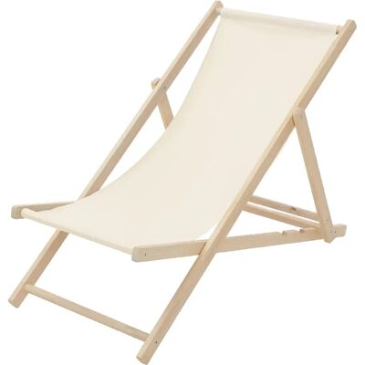 ECD Germany Chaise Longue - Beige - Publicité ECD Germany Chaise Longue - Beige - Publicité
