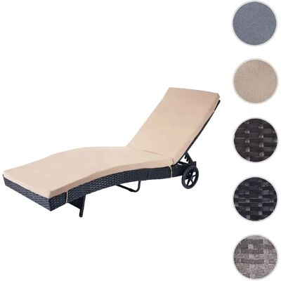 Chaise Longue MENDLER - Réglable, Rotin Imperméable - Jardin/Piscine - Publicité Chaise Longue MENDLER - Réglable, Rotin Imperméable - Jardin/Piscine - Publicité