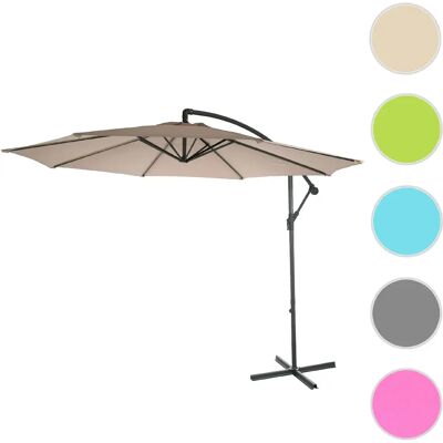 Parasols Mendler Acerra - 3m Inclinable Polyester Acier - Publicité Parasols Mendler Acerra - 3m Inclinable Polyester Acier - Publicité