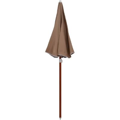 Helloshop26 Parasol de jardin rectangulaire - Taupe - Publicité Helloshop26 Parasol de jardin rectangulaire - Taupe - Publicité