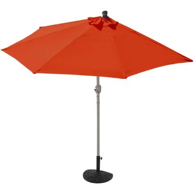 Parasol Balcon Mendler Terracotta - 3m UV50+ Aluminium - Publicité Parasol Balcon Mendler Terracotta - 3m UV50+ Aluminium - Publicité