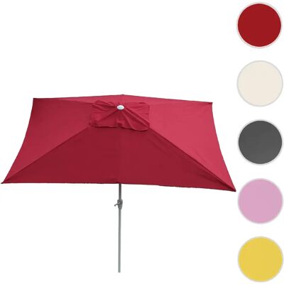 Parasol Mendler N23 - UV 50+ Aluminium 2x3m - Publicité Parasol Mendler N23 - UV 50+ Aluminium 2x3m - Publicité