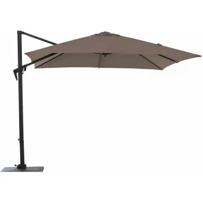 Parasole Offset Roma - 300x400cm - Taupe - Parasol de jardin - Publicité Parasole Offset Roma - 300x400cm - Taupe - Parasol de jardin - Publicité