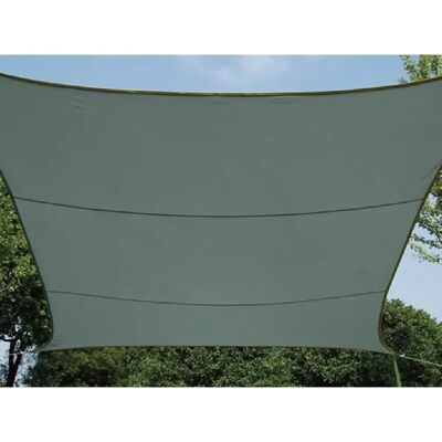 Perel Voile d'ombrage Carrée Gris Vert 5 m - Publicité Perel Voile d'ombrage Carrée Gris Vert 5 m - Publicité