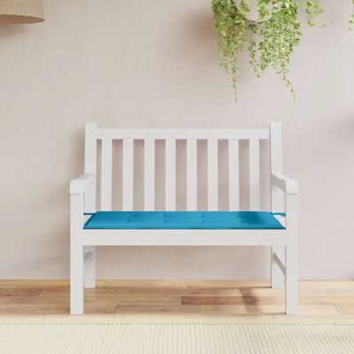 Coussin de banc de jardin bleu 120x50x3cm Tissu Oxford - Banc de Jardin - Publicité Coussin de banc de jardin bleu 120x50x3cm Tissu Oxford - Banc de Jardin - Publicité