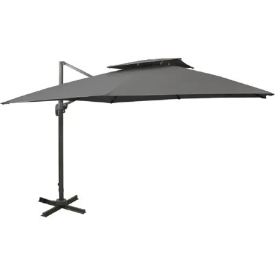 Parasole suspendu vidaXL anthracite 300x300 cm - Publicité Parasole suspendu vidaXL anthracite 300x300 cm - Publicité
