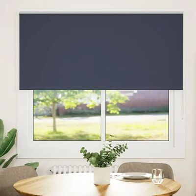 vidaXL Rollo Marine Bleu 150x130 cm - Privacité & Contrôle de Lumière - Publicité vidaXL Rollo Marine Bleu 150x130 cm - Privacité & Contrôle de Lumière - Publicité