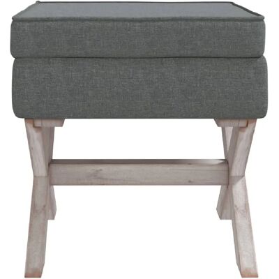 Helloshop26 Tabouret repose-pieds rangement - Gris foncé - Publicité Helloshop26 Tabouret repose-pieds rangement - Gris foncé - Publicité