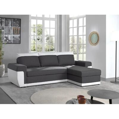 Bestmobilier Milan - Canapé d'angle réversible - 4 places - Convertible avec coffre - En simili et - Publicité Bestmobilier Milan - Canapé d'angle réversible - 4 places - Convertible avec coffre - En simili et - Publicité