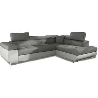 Intense Déco - Marius - Gris/Blanc - 275x202x90 - Canapé-lit - Publicité Intense Déco - Marius - Gris/Blanc - 275x202x90 - Canapé-lit - Publicité
