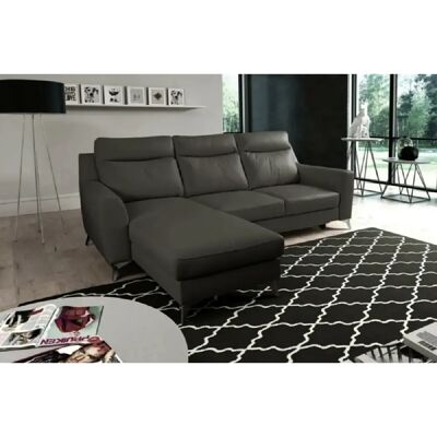 Venesetti Gianni - Canapé d'angle convertible - Gris foncé - Publicité Venesetti Gianni - Canapé d'angle convertible - Gris foncé - Publicité
