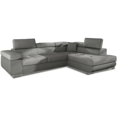 Intense Déco - Marius - Gris - Right-Hand Sofa - Publicité Intense Déco - Marius - Gris - Right-Hand Sofa - Publicité