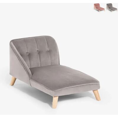 Ahd amazing home design Chaise longue velours - Rose - Publicité Ahd amazing home design Chaise longue velours - Rose - Publicité