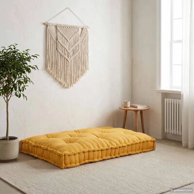 VidaXL Coussin de canapé sur palette - Jaune - Publicité VidaXL Coussin de canapé sur palette - Jaune - Publicité