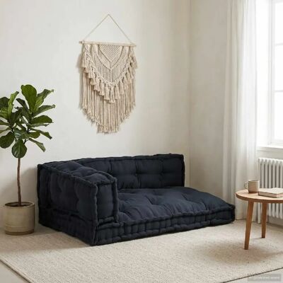 vidaXL Coussin de canapé avec accoudoirs et dossier Gris Anthracite - Publicité vidaXL Coussin de canapé avec accoudoirs et dossier Gris Anthracite - Publicité